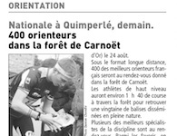 400 orienteurs dans la forêt de Carnoët