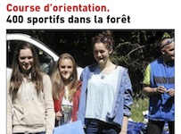 400 sportifs dans la forêt