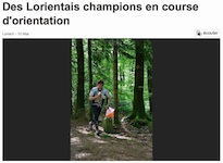 Des lorientais champions en course d'orientation