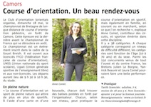 Course d'orientation à Camors