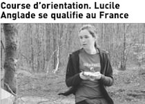 Course d'orientation. Lucile Anglade se qualifie au France