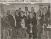 Les lauréats du 2e Lorient tour récompensés