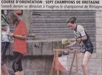 Course d'orientation : sept champions de bretagne