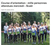 Semaine O'tomnale : Course d'orientation : 1000 personnes attendues mercredi - Scaer