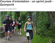 Semaine O'tomnale : Course d'orientation : un sprint jeudi - Quimperlé